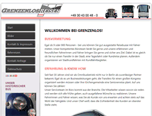 Tablet Screenshot of grenzenlos-reisen.de